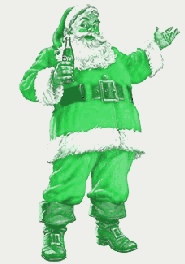 groen kerstmannetje