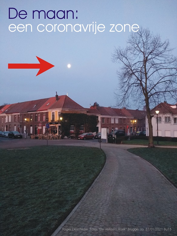 coronavrije zone: de maan